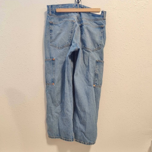 Rare RE/DONE "The Shortie" Jeans (Wide Leg) sz 27 - Picture 2 of 9